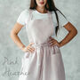 Crossover Linen Pinafore Apron, thumbnail 11 of 12