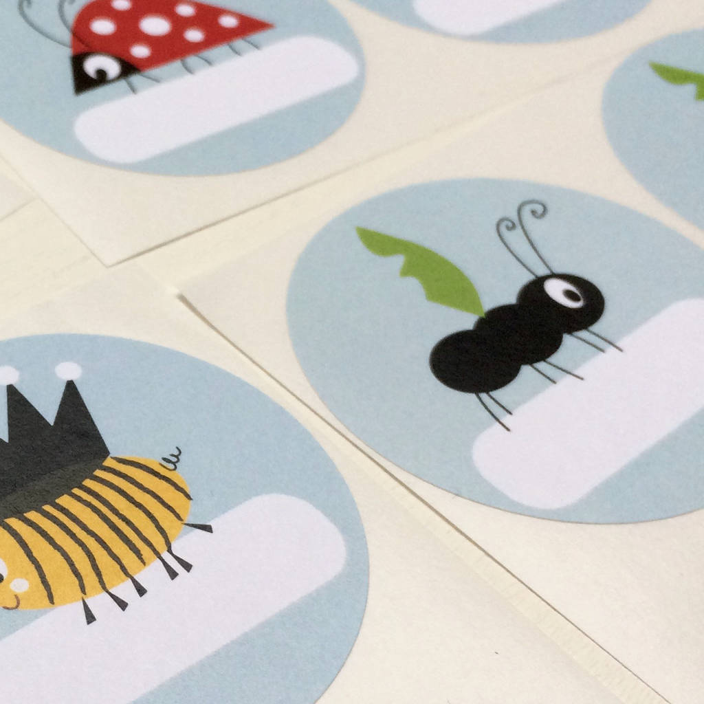 Ant Labelling Stickers By Half Pint Home