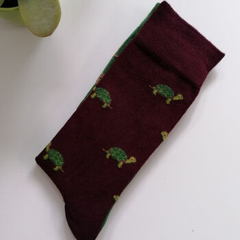 Tortoise And Hare Men's Socks, 2 of 4