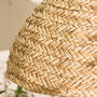 Seagrass Plaid Dome Easy Fit Ceiling Shade, thumbnail 3 of 4