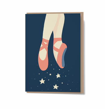 Ballet Shoes Greetings Card, 5 of 5