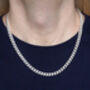Heavy Sterling Silver Chain Necklace For Men, thumbnail 1 of 3