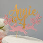 First Birthday Bunny Cake Topper, thumbnail 4 of 9