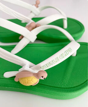 Explorers Toddlers Turtle Clips Flip Flops, 6 of 9