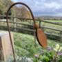 Decorative Plant Stakes Snowdrop And Bluebell Supplied Bare Metal Ready To Rust, thumbnail 6 of 8