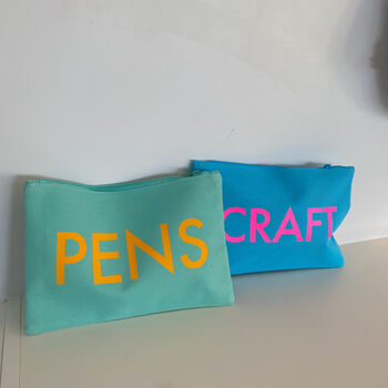 Large Personalised Zip Pouch, 5 of 10