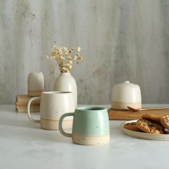 Espresso Ceramic Mugs, Mini Mugs In Pastel Colours, 7 of 7