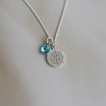 Best Friend Gift Idea, Compass Travel Necklace, 8 of 8