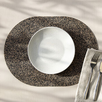 Dash Recycled Rubber And Cork Placemats | Oval, 4 of 10