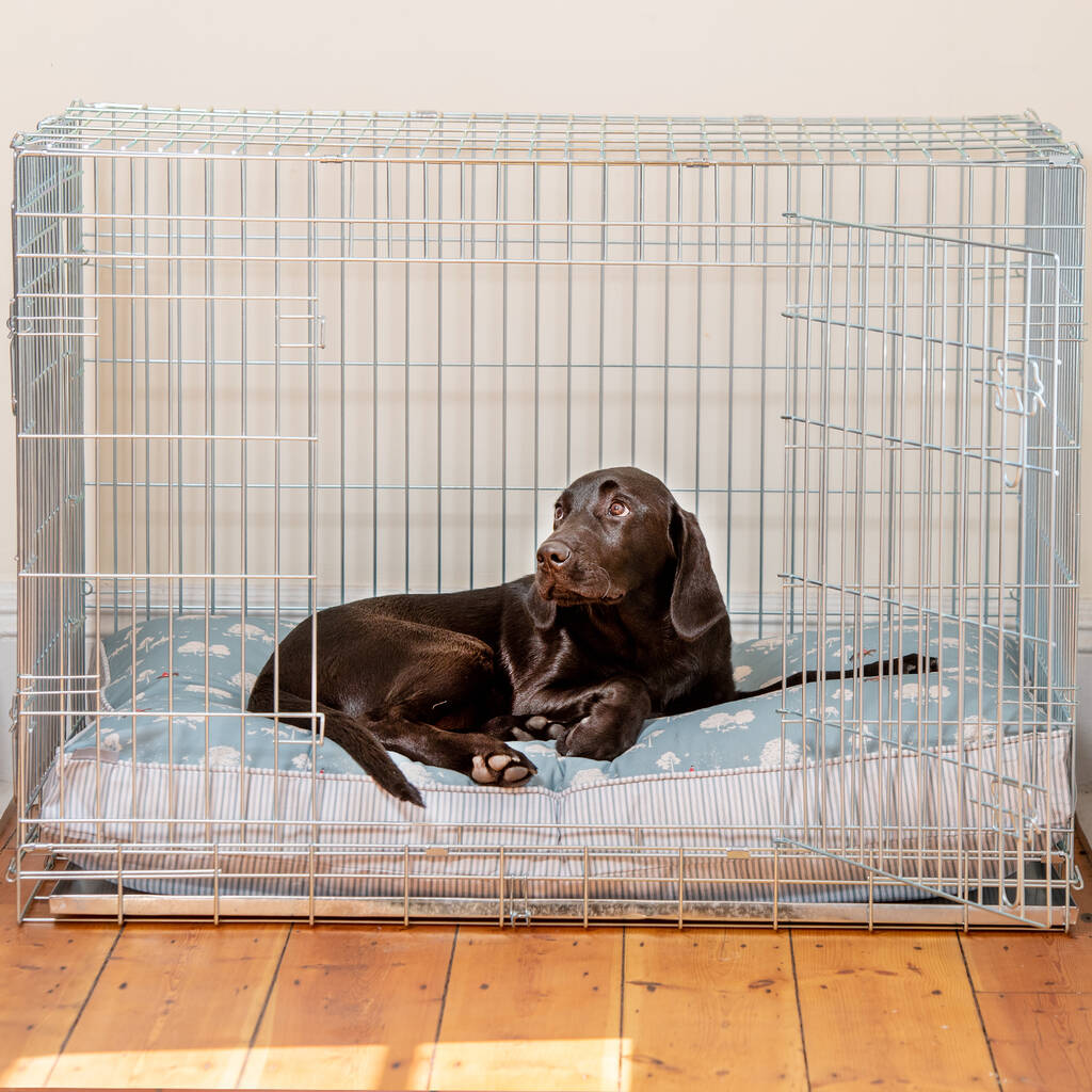 Dog Crate Cushion Cover Available In Five Designs By Lords & Labradors