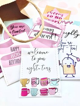 80th Birthday Tea Gift | Milestone Birthdays, 10 of 12