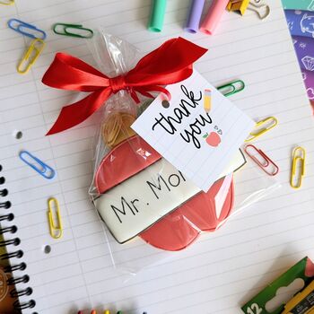 Personalised Teacher's Apple Biscuit, 2 of 2