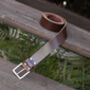 Men's Brown Leather Mens Belt Premium Handmade, thumbnail 1 of 5