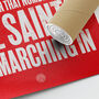 Southampton 'Marching In' Football Song Print, thumbnail 3 of 3