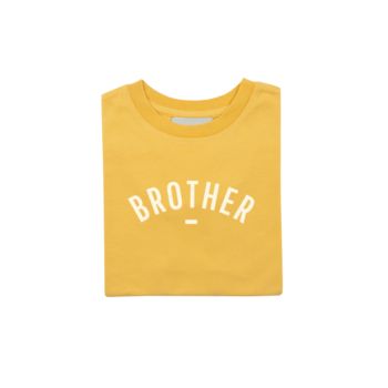 Custard 'Brother' Short Sleeved T Shirt, 2 of 2