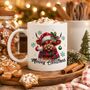 Mooey Christmas Highland Cow Mug, thumbnail 2 of 7