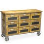 Industrial Vintage Low Apothecary Chest, thumbnail 2 of 5