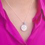 Luxury 60th Birthday 1966 Sixpence Birthstone Necklace, thumbnail 1 of 8