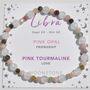 Libra Zodiac Crystal Bracelet Birthday Gift For Her, thumbnail 2 of 6