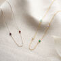 Sterling Silver Birthstone Necklace, thumbnail 7 of 7