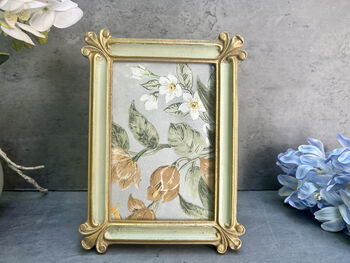 Gold And Green Baroque Photo Frame 6x4 Inch, 2 of 9