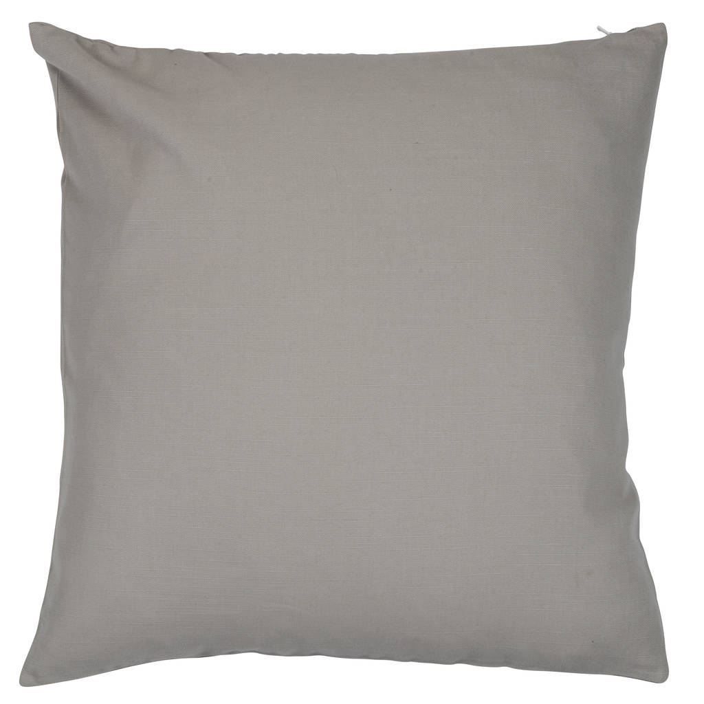 Organic Cushion Cover Grey By Cottage in the Hills