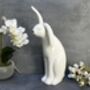 Large 43cm White Porcelain Floppy Ear Bunny Rabbit Gift, thumbnail 7 of 12