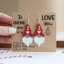 Gnome Gonk Love Earrings, thumbnail 1 of 11