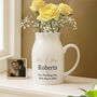 Personalised Mr And Mrs Jug Wedding Vase For Couple, thumbnail 2 of 4