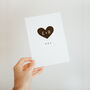 Leather Heart Anniversary Card, thumbnail 1 of 5