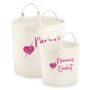 Crochet Storage Bag Personalised With Name And Design, thumbnail 4 of 4