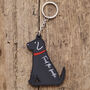 Black Labrador Key Ring Personalisation Available, thumbnail 5 of 6
