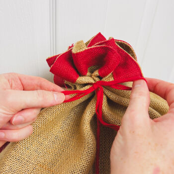 Traditional Christmas Gift Sack Christmas Present Sack, 4 of 8