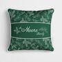 Personalised Green Holly Christmas Cushion, thumbnail 2 of 7