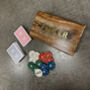 Wooden Father's Day Hidden Message Poker Set, thumbnail 2 of 3
