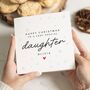 Personalised Christmas Card For Daughter, thumbnail 1 of 7