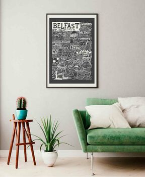 Belfast Landmarks Print, 2 of 10