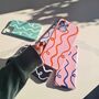 Squiggle Pattern Pink Phone Case, thumbnail 1 of 9
