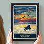 Shih Tzu Limited Edition Beach Sunset Gift Print, thumbnail 4 of 8