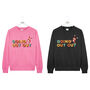 Going Out Out Santa Somersault Christmas Sweatshirt, thumbnail 4 of 8