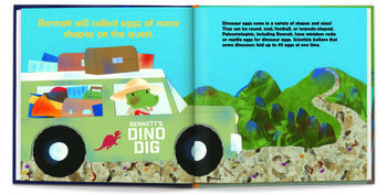 Personalised Children's Book, My Dino Egg Hunt, 4 of 12