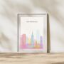 Minimalist San Francisco Travel Print, thumbnail 1 of 8