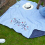 Picnic Time Personalised Picnic Blanket, thumbnail 2 of 5