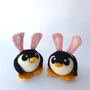 Pengbunny Easter Decoration Penguin In Bunny Ears, thumbnail 11 of 11