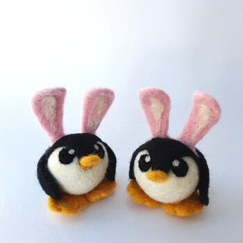 Pengbunny Easter Decoration Penguin In Bunny Ears, 11 of 11
