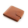 Personalised Luxury Brown Leather Wallet Coin Pocket Trifold Rfid, thumbnail 7 of 9