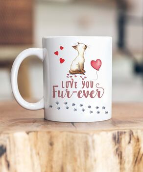 Cat Breed Furever Ceramic Mug, 4 of 6