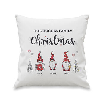 Christmas Cushion Personalised Xmas Family Gift, 7 of 9