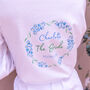Personalised Forget Me Not Wedding Dressing Gown, thumbnail 2 of 6