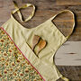 Bahar Floral Aprons In Yellow, thumbnail 1 of 4